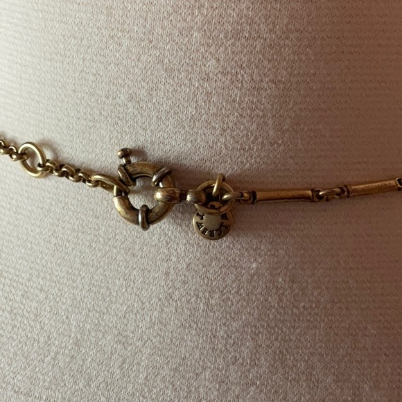 J Crew Statement Necklace Gold‎ Plated Rhinestone - Picture 4 of 4